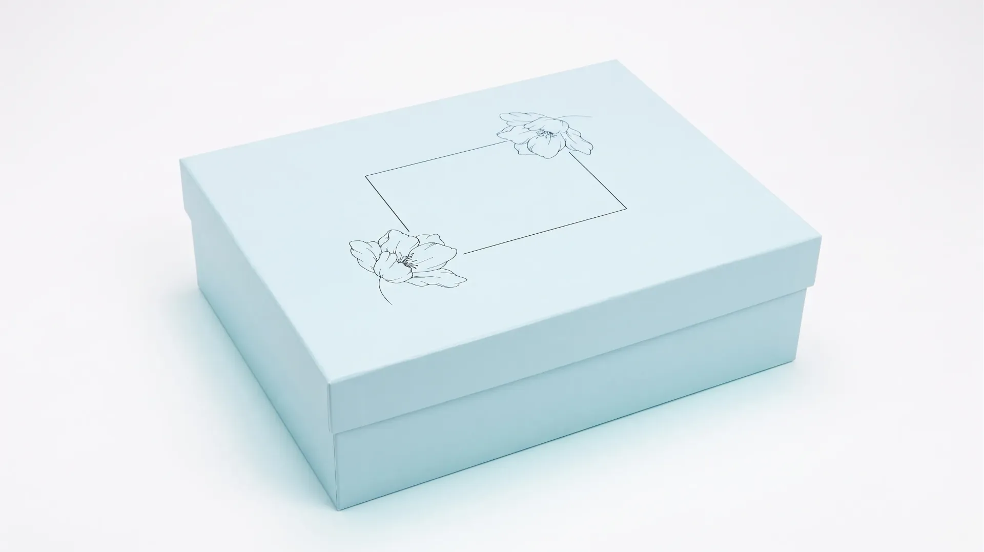 [B35SFBLUE00] B35SFBLUE00 (11"x14"x4")  BLUE Gift Box with Foil | Birthday Gift Box | Celebration Gift Box | Wedding Gift Box | Eid Gift Box | Convocation Gift Box
