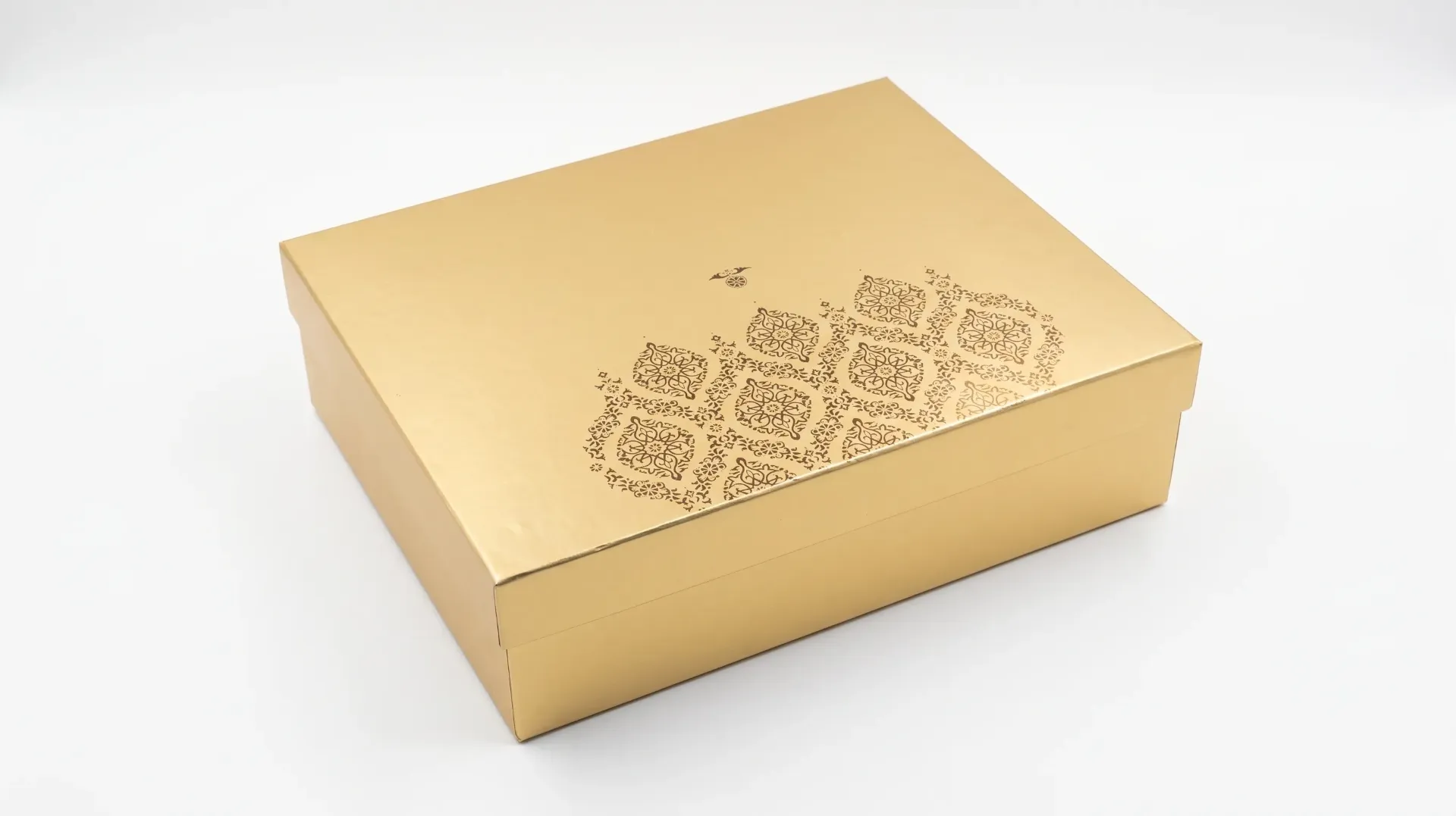 [B35SFGOLDEN] B35SFGOLDEN (11"x14"x4") GOLDEN Gift Box WITH FOIL| Birthday Gift Box | Celebration Gift Box | Wedding Gift Box | Eid Gift Box |  Gift Box For Her | Baby Girl Gift Box
