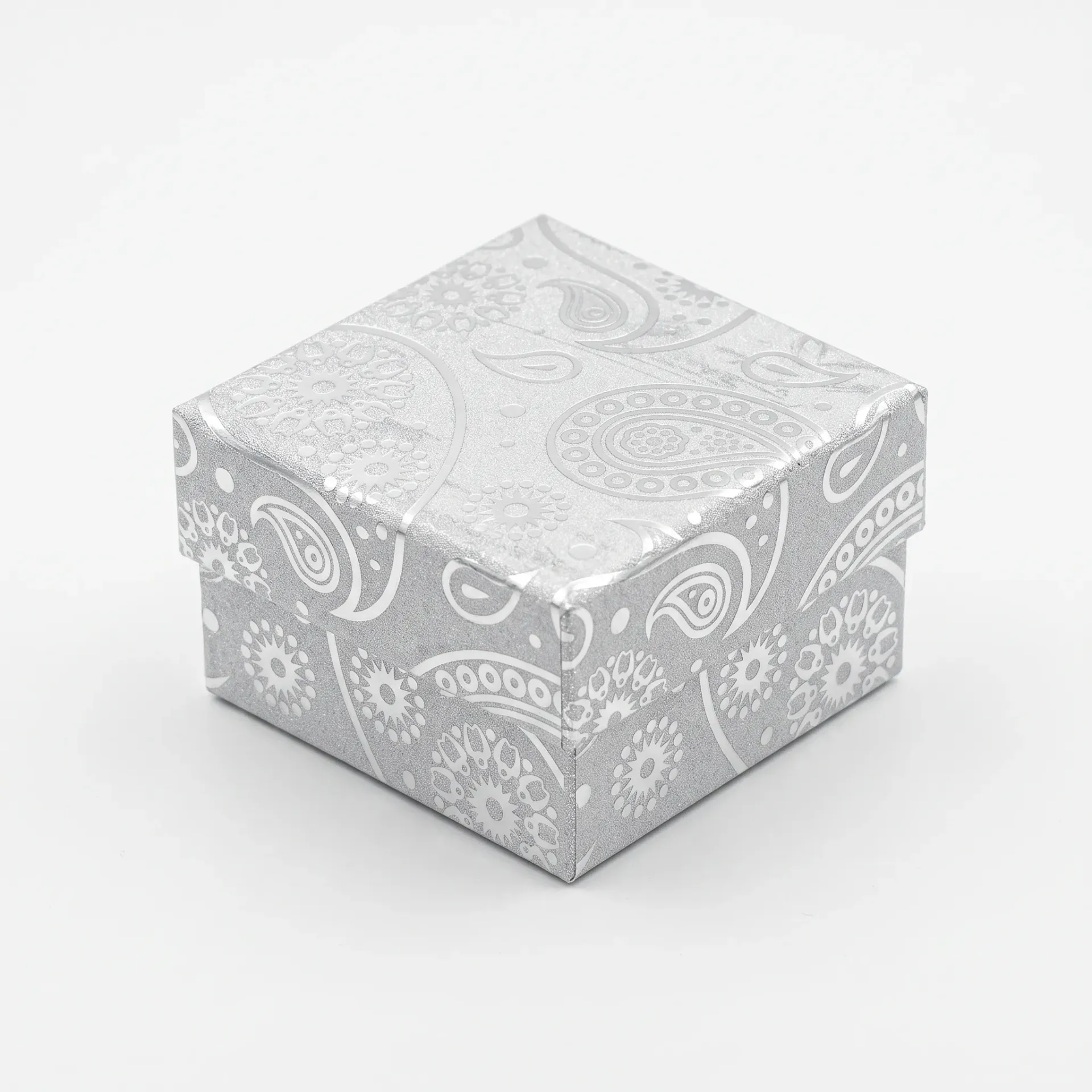 B02 05 (3"x3"x2") Silver Gift Box | Birthday Gift Box | Wedding Gift Box | Favor Box | Eid Gift Box
