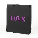 H31 07 (4"x14"x13") Black Gift Bag | Perfect for  Wedding, Valentine Day, Anniversary, Special Occasion Gifting