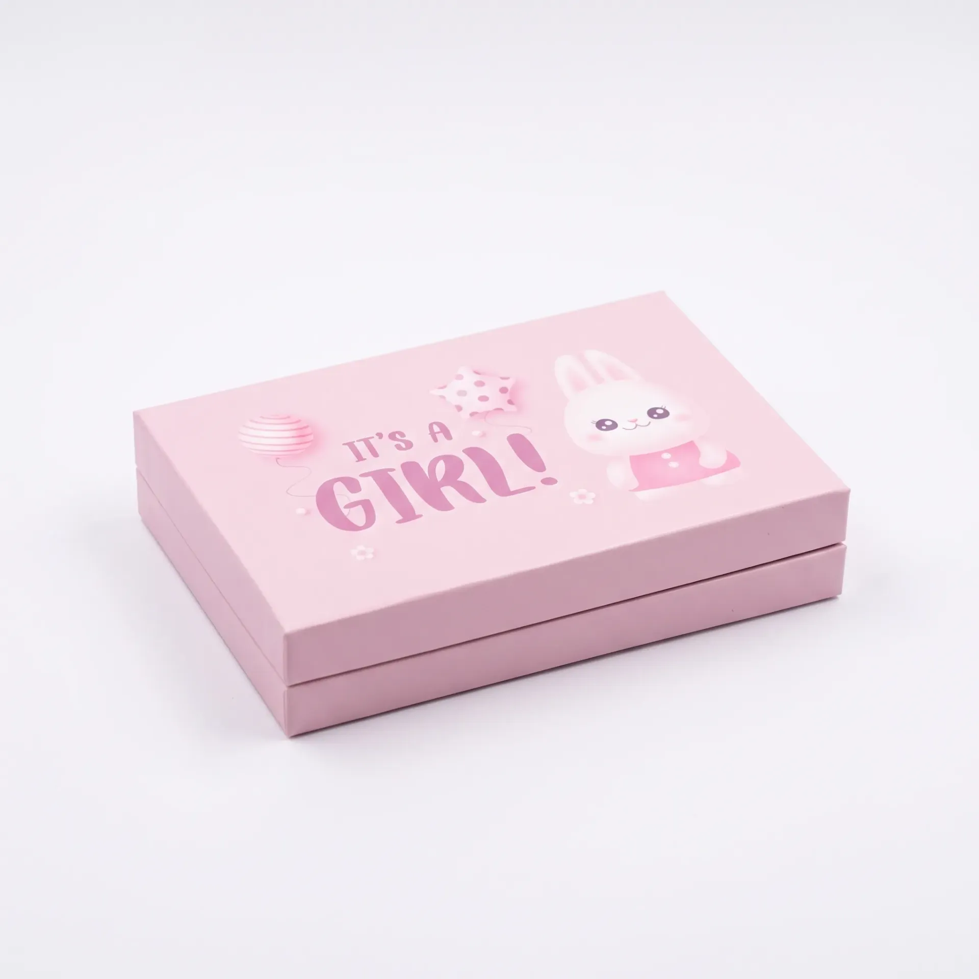 B51 09 (7.3"x7.3"x5.3") Pink Gift Box | Sweet Gift Box for 1/4kg