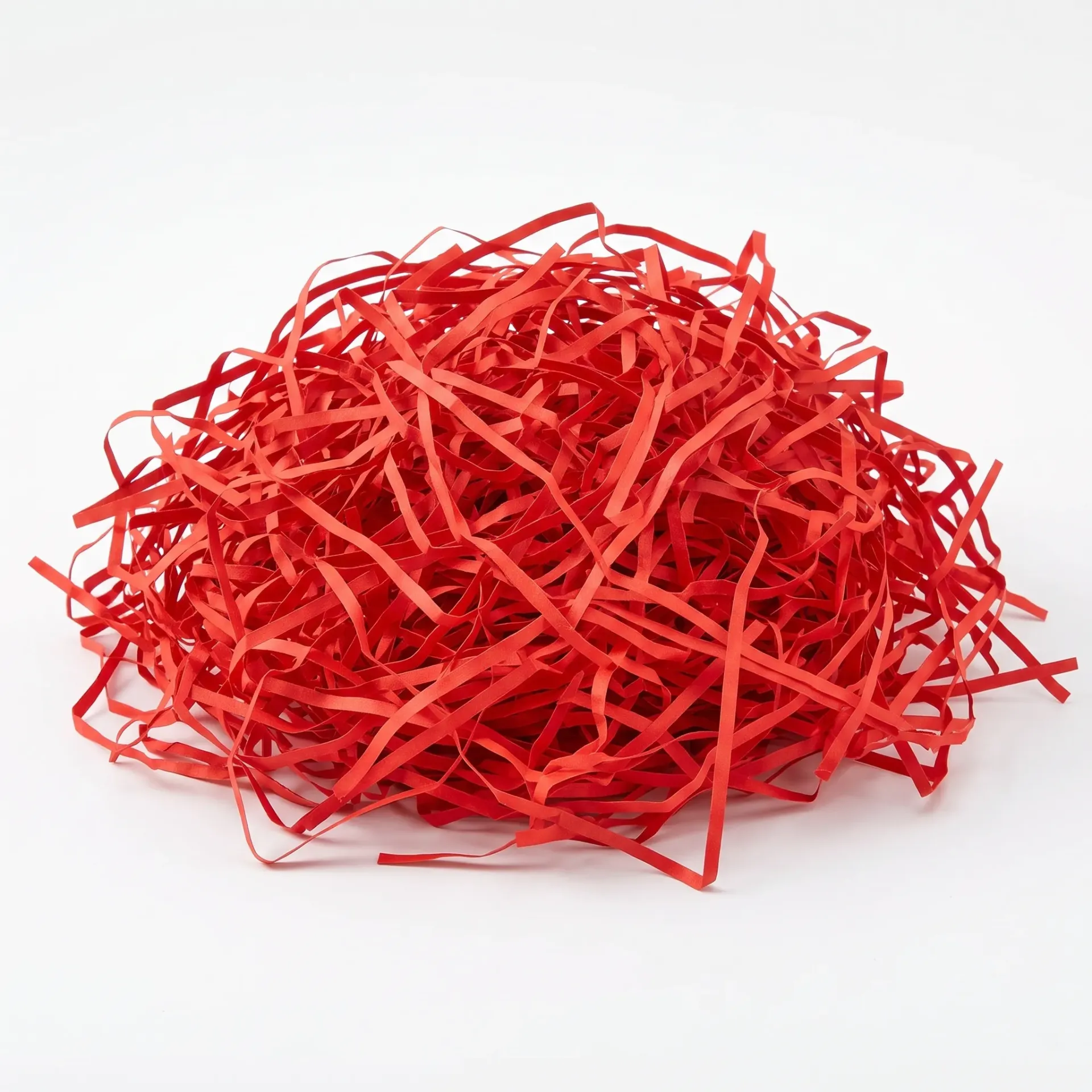 SP02 Red Fine-Cut Shredded Paper | Decorative Void Filler for Hampers, Baskets & Gift Boxes
