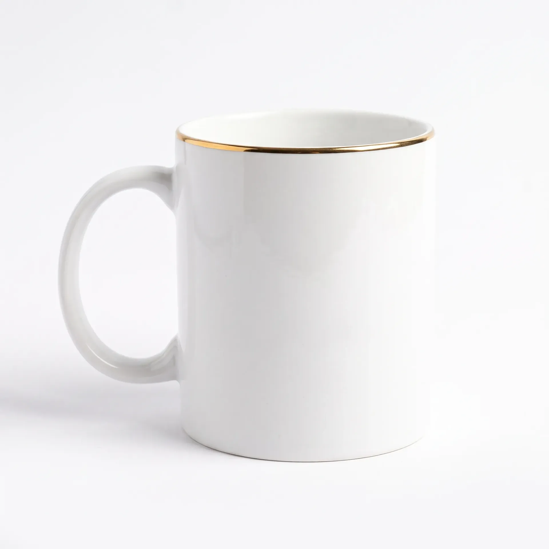 Mug | Plain White Ceramic Mug for Custom Stickers & Names | Coffee Mug for Gift Hampers