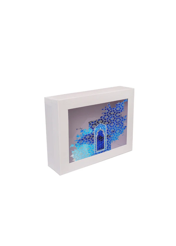 B36 17 (12"x16"x4") White Window Display Gift Box | Birthday Gift Box | Cultural Gift Box | Eid Gift Box
