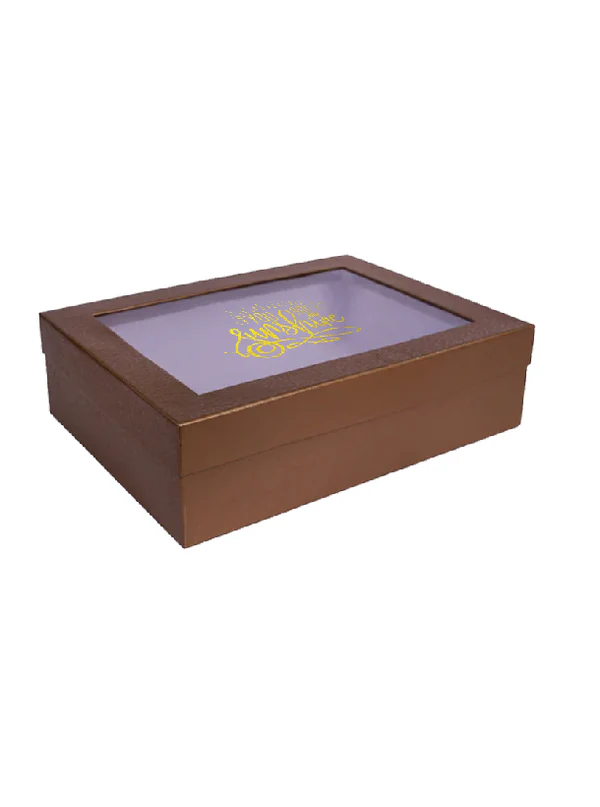 B36 23 (12"x16"x4" Inches) Brown Window Display Gift Box | Birthday Gift Box | Anniversary Gift Box | Mother's Day Gift Box