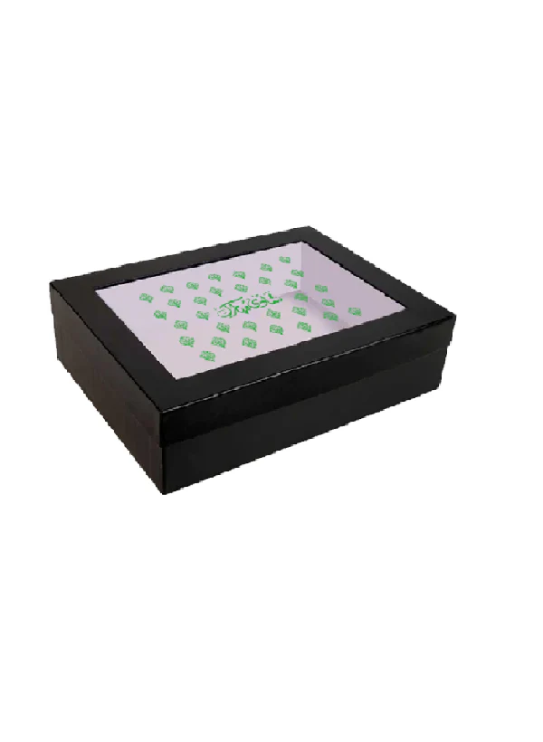 B36 41 (12"x16"x4" Inches) Black Window Display Gift Box | Wedding Gift Box