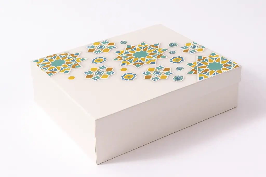 B35 37 (11"x14"x4") White Gift Box | Wedding Gift Box | Cultural Gift Box | Celebration Gift Box