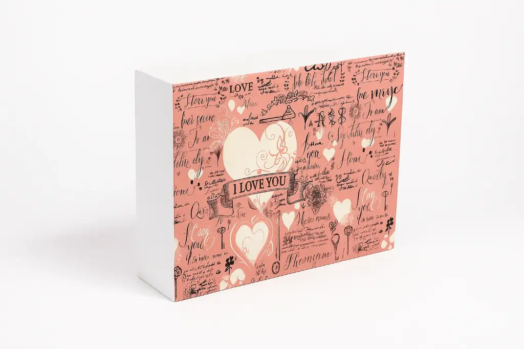 B35 47 (11"x14"x4") Pink Gift Box | Romantic Gift Box | Gift Box For Her | Valentine's Day Gift Box | Anniversary Gift Box | Couples' Gift Box 