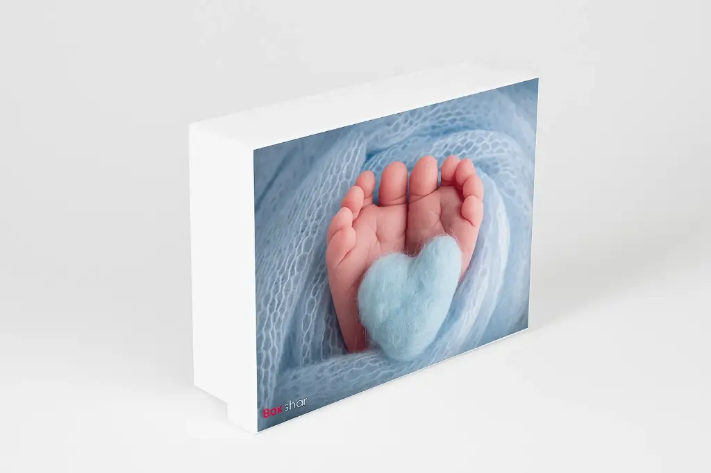 B35 53 (11"x14"x4") White & Blue Gift Box | Newborn Baby Boy Gift Box | Baby Shower Gift Box | Baby Essentials Packaging | Gender Revel Gift Box
