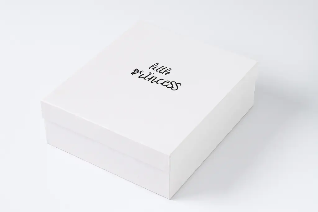 B35 71 (11"x14"x4") White Gift Box | Baby Girl Gift Box | Gender Reveal Gifts | Baby Shower Gift Box 