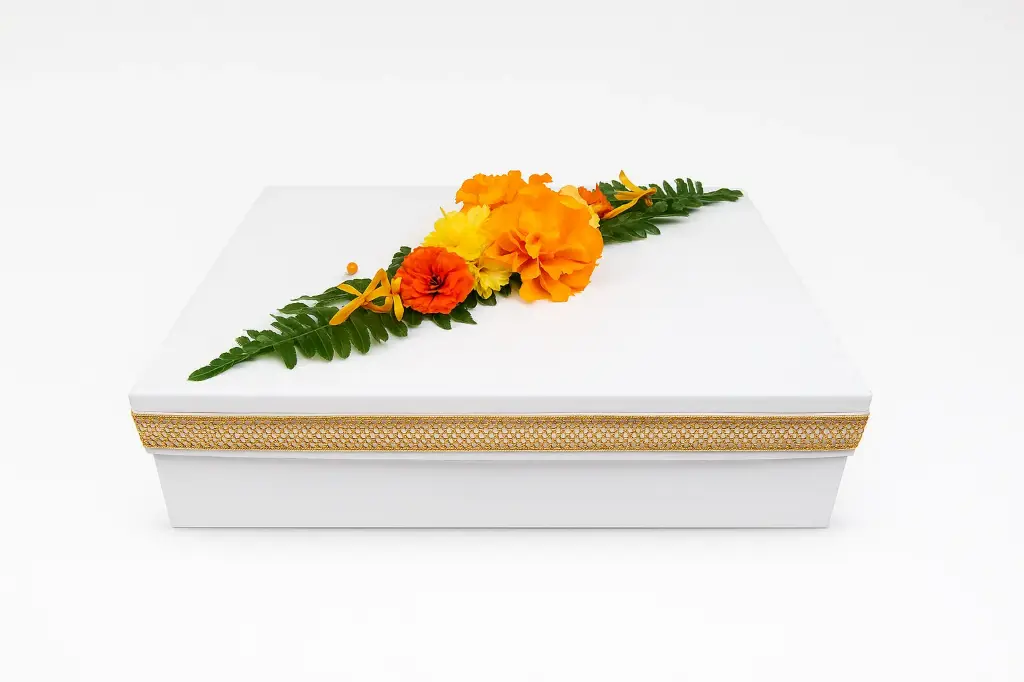 B35 76 (11"x14"x4") White Gift Box | Birthday Gift Box | Celebration Gift Box | Wedding Gift Box | Eid Gift Box | Convocation Gift Box