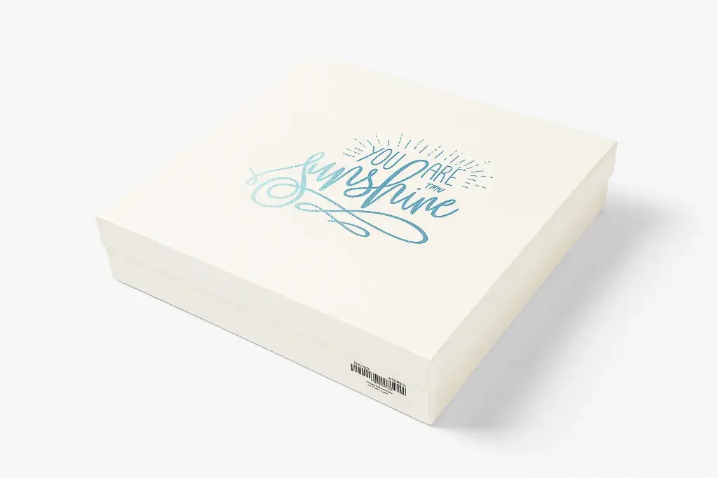 [B2331000000] B23 31 (12"x12."x2.5") White Gift Box | Sentimental Gift Box | Special Occasion Gift Box | Birthday Gift Box 
