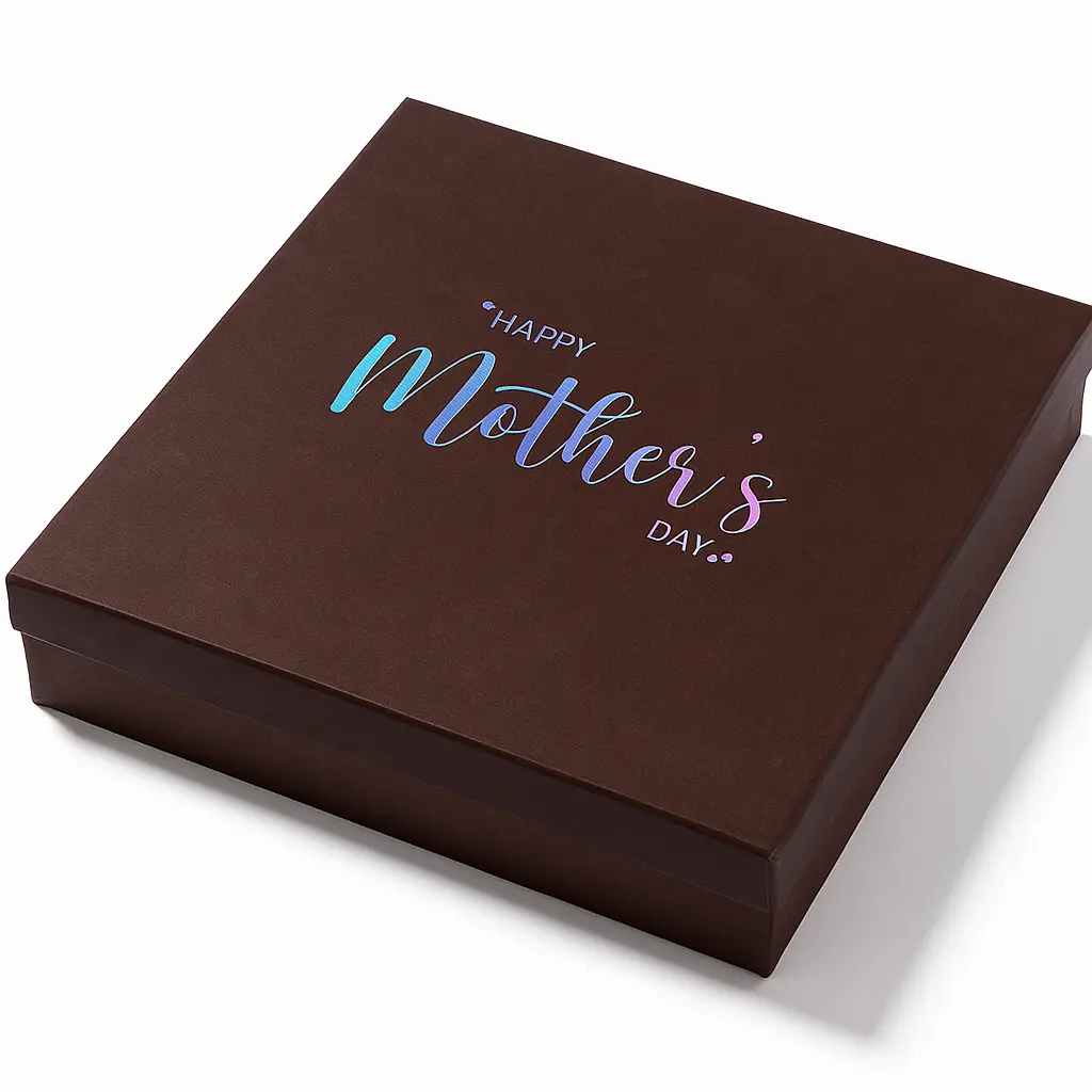 B23 48 (12"x12."x2.5") Brown Gift Box | Special Occasion Gift Box | Mothers Day Gift Box | Sentimental Gift Box | Surprise Gift Box