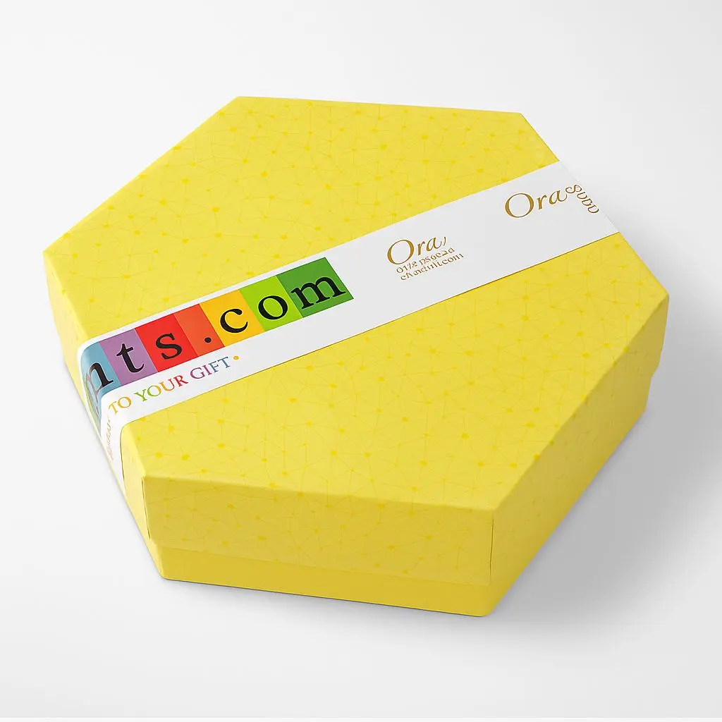 B26 04 (11.5"x13"x3") Yellow Gift Box | Eid Gift Box | Wedding Gift Box | Corporate Gift Box | Birthday Gift Box