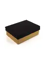 B08 02 (6"x8"x2.5") Black & Gold Gift Box | Birthday Gift Box | Wedding Gift Box | Corporate Gift Box | Eid Gift Box