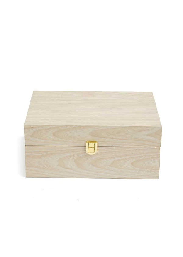 B10 04 (7.5"x9.5"x4") Light Wood Gift Box | Birthday Gift Box | Wedding Gift Box | Corporate Gift Box | Eid Gift Box
