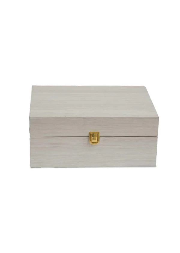 B10 05 (7.5"x9.5"x4") Bleached Wood Grain Gift Box | Birthday Gift Box | Wedding Gift Box | Corporate Gift Box | Eid Gift Box