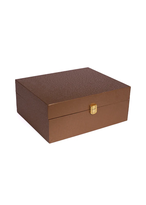 B10 06 (7.5"x9.5"x4") Brown Gift Box | Birthday Gift Box | Wedding Gift Box | Corporate Gift Box | Eid Gift Box