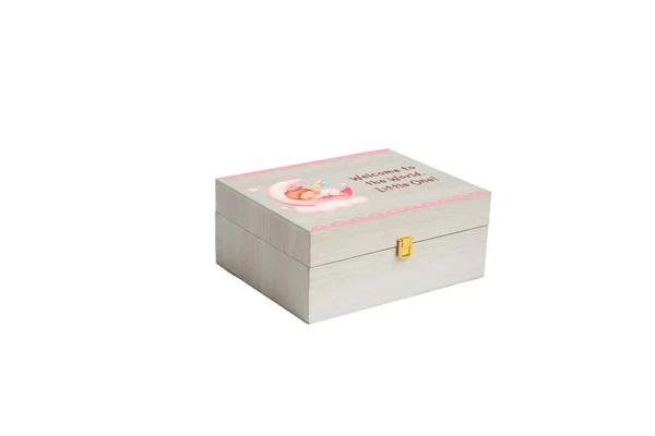 B10 11 (7.5"x9.5"x4") Pale Wood Grain Gift Box | Baby Girl Gift Box | Baby Shower Gift Box 