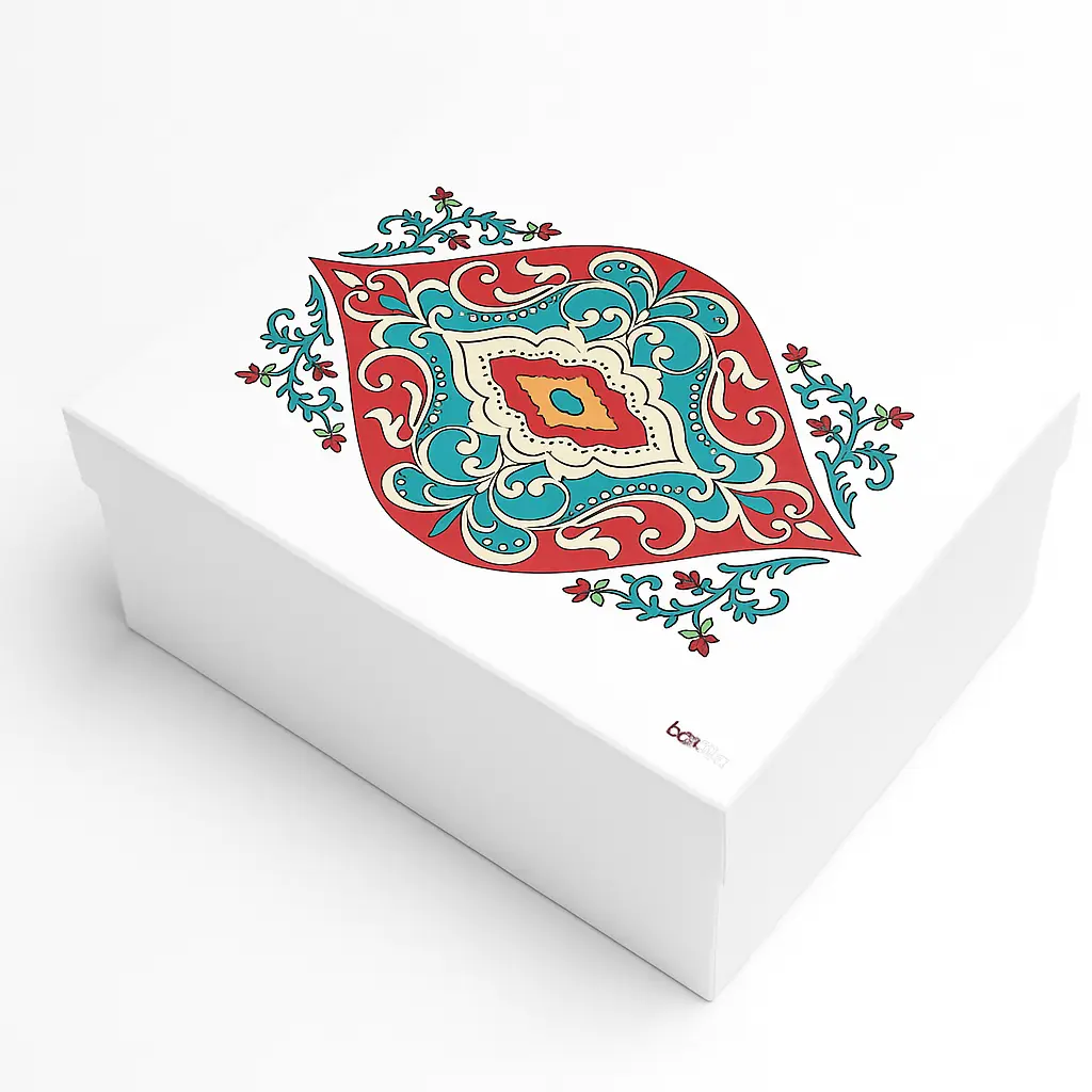 [B1017000000] B10 17 (7.5"x9.5"x4") White Gift Box | Birthday Gift Box | Wedding Gift Box | Eid Gift Box