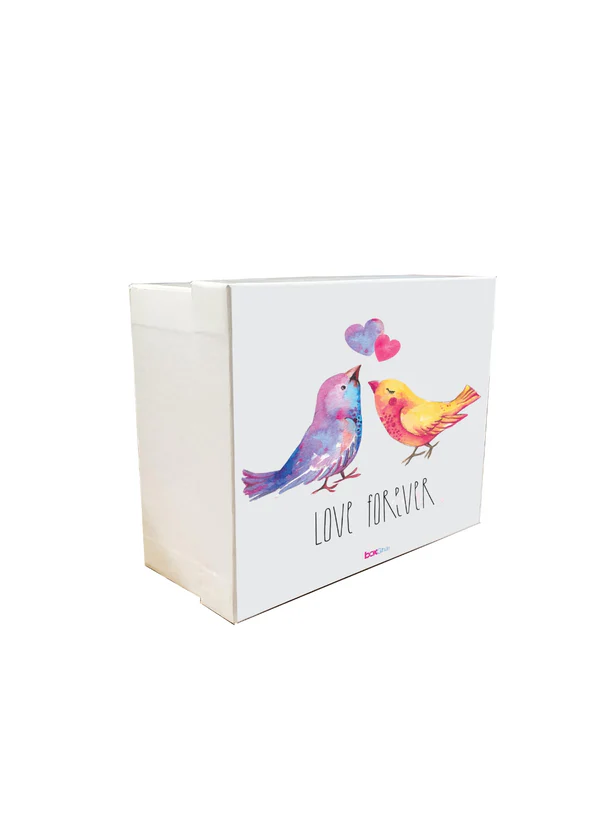 [B1026000000] B10 26 (7.5"x9.5"x4") White Gift Box | Romantic Gift Box | Wedding Gift Box | Couple Gift Box 