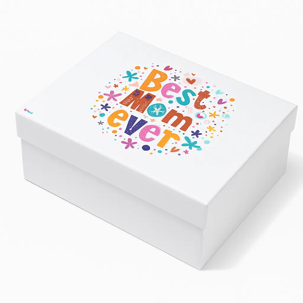 B10 28 (7.5"x9.5"x4") White Gift Box | Mothers Day Gift Box | Special Occasion Gift Box 