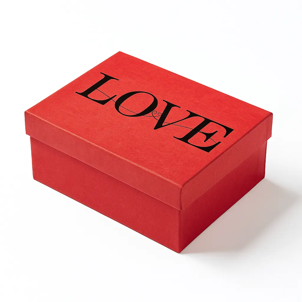 B10 48 (7.5"x9.5"x4") Red Gift Box | Romantic Gift Box | Valentine Gift Box | Couple Gift Box | Anniversary Gift Box