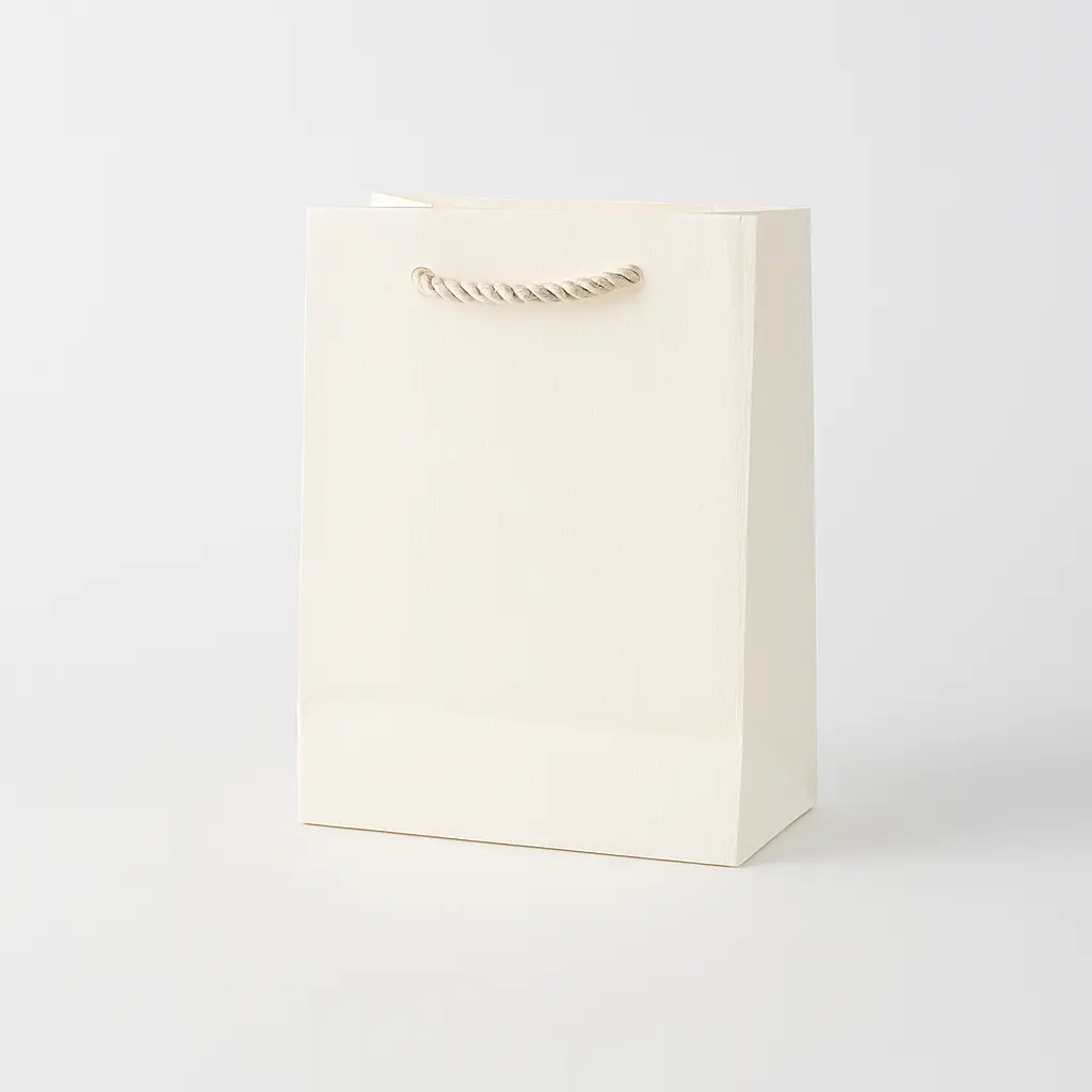 H01 01 (2.5"x4.5"x5.5")  White Matte Gift Bag | Perfect for Small Items, Accessories, Jewelry, and Delicate Gifts 