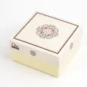 B04 10 (4"x4"x2") Cream Gift Box | Birthday Gift Box | Wedding Gift Box | Favor Box | Eid Gift Box