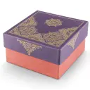 B04 12 (4"x4"x3") Plum & Purple Gift Box | Sweet Gift Box for 1/4kg