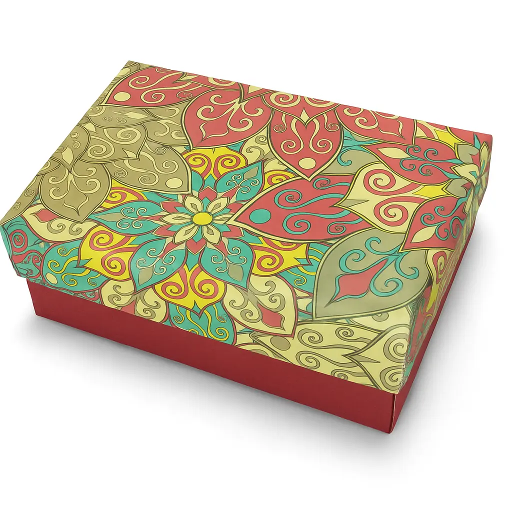 B07 02 (5.75"x3.75"x2") Red Gift Box | Sweet Gift Box for 1/4kg
