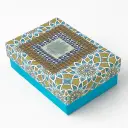 B07 05 (5.75"x3.75"x2") Turquoise Gift Box | Sweet Gift Box for 1/4kg