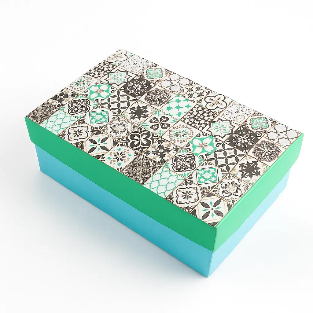 B07 08 (5.75"x3.75"x2") Blue Gift Box | Sweet Gift Box for 1/4kg