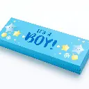 B50 01 (4"x13"x1.5") Newborn Baby Boy Blue Gift Box | Sweet Gift Box for 1/2kg