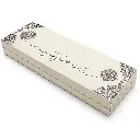 B50 04 (4"x13"x1.5") Light Cream/Off-White Gift Box | Sweet Gift Box for 1/2kg