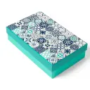 B14 01  (5.5"x9.5"x2") Blue Gift Box | Hajj Gift Box | Eid Gift Box | Wedding Gift Box | Birthday Gift Box