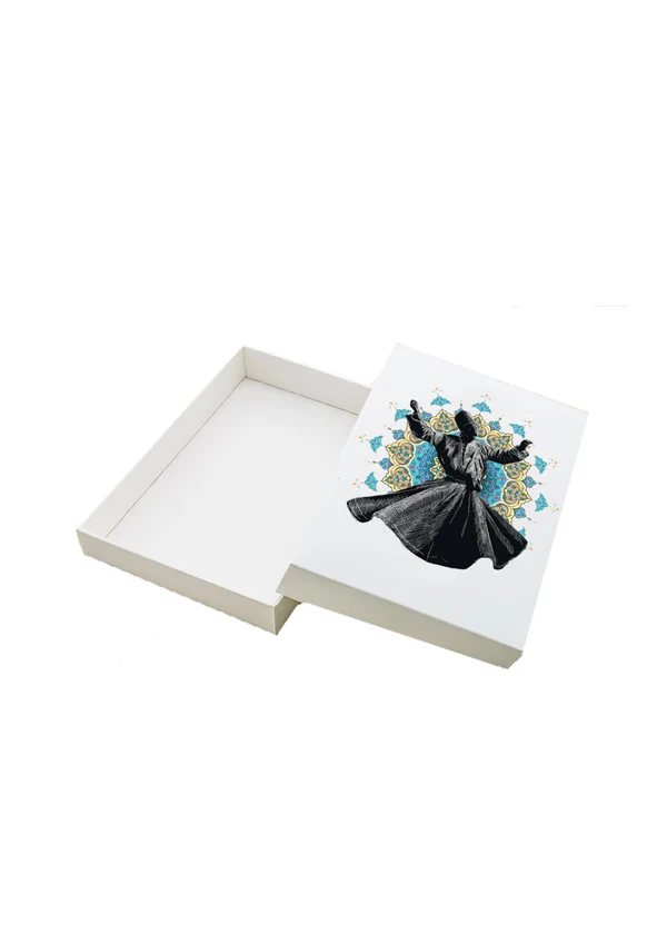 B30 11 (9"x16"x2") White Gift Box | Wedding Gift Box | Eid Gift Box | Cultural Gift Box 
