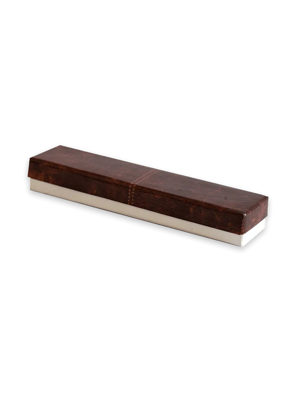 B06 05 (2"x8"x1") White & Brown Gift Box | Birthday Gift Box | Wedding Gift Box | Tie Box | Jewelry Box | Eid Gift Box
