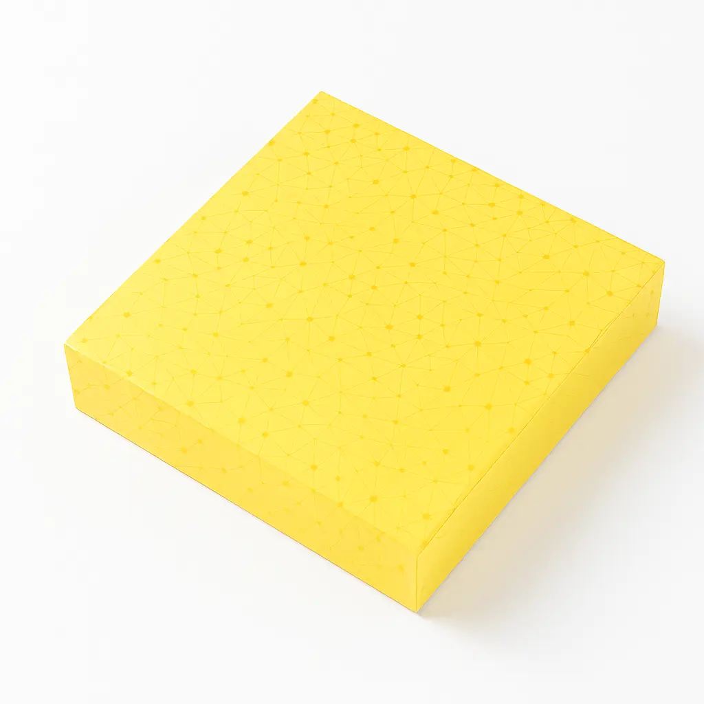 B13 04 (8"x8.5"x1.5") Yellow Gift Box | Eid Gift Box | Wedding Gift Box | Birthday Gift Box 