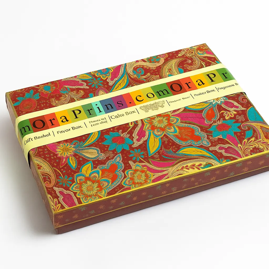 B27 01 (9"x13"x2") Red Gift Box | Eid Gift Box | Wedding Gift Box | Birthday Gift Box