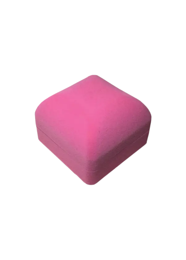 BJ06 PINK | Soft Pink Hinged Ring Box