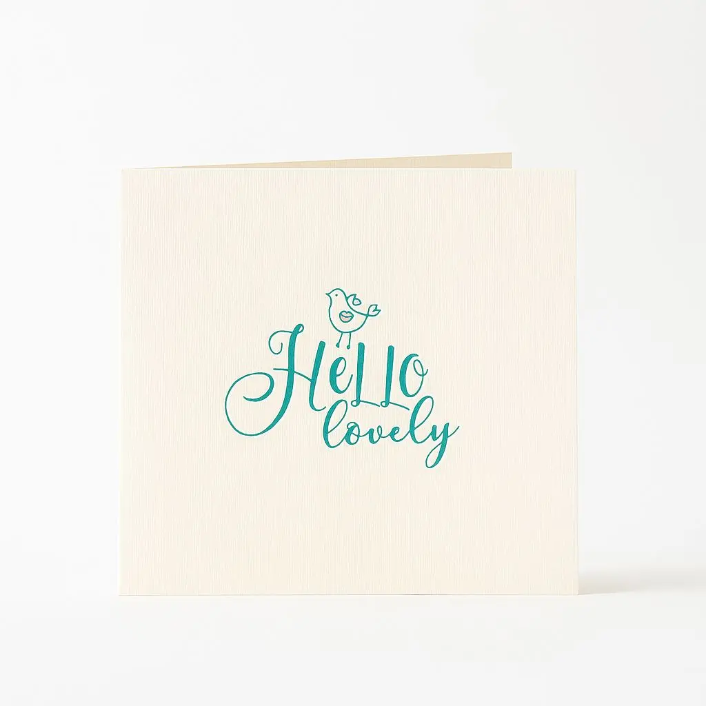 C01 28 | "Hello Lovely" Mini Card | Everyday Thinking of You & Celebration Gift Card