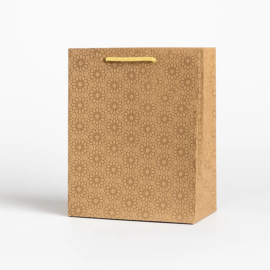 H02 11 (5"x5"x6") Kraft Brown Gift Bag | Perfect for Jewelry, Small Accessories, Favors, and Miniature Gifts