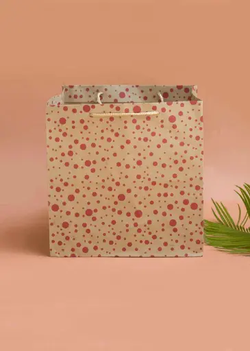 [H0403000000] H04 03 (8"x8"x8") Kraft Gift Bag | Perfect for Medium Items, Books, Accessories, Cosmetic Sets, Small Planters and Thoughtful Gifts