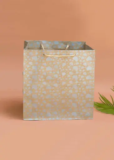 [H0411000000] H04 11 (8"x8"x8") Kraft Gift Bag | Perfect for Medium Items, Books, Accessories, Cosmetic Sets, Small Planters and Thoughtful Gifts