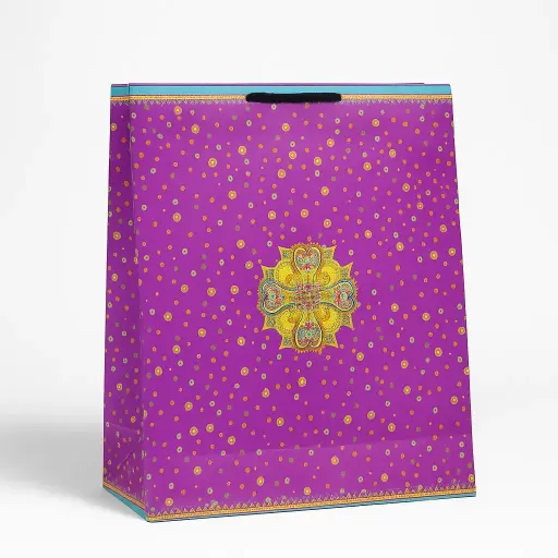 [H1502000000] H15 02 (4"x13"x15") Purple Gift Bag | Ideal for Eid, Ramazan, Weddings, Anniversaries, Birthdays, Mother's Day, Valentine's Day, Cultural Events, Graduations, Corporate Gifts, Special Occasions
