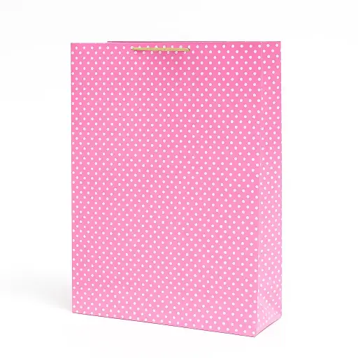 [H1606000000] H16 06 (4"x13"x17") Pink Gift Bag | Ideal for  Apparel, Beauty Products, Birthday Gifts, Graduations, Special Occasions, Boutique Merchandise