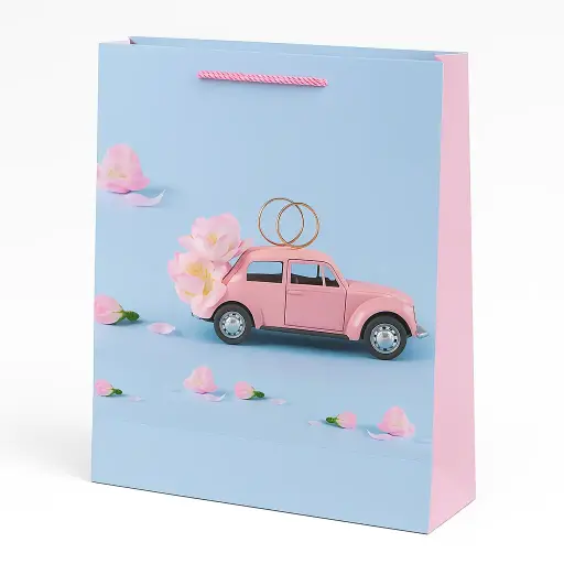 [H2613000000] H26 13 (4"x11"x14") Wedding CarGift Bag | Perfect for  Wedding, Engagement, Anniversary, Special Occasion Gifting, Valentine's Day