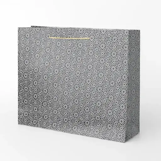 [H2813000000] H28 13 (5"x17.5"x13") Black & White Gift Bag | Perfect for  Birthday, Everyday Gifting, Wedding, Corporate, Special Occasion Gifting