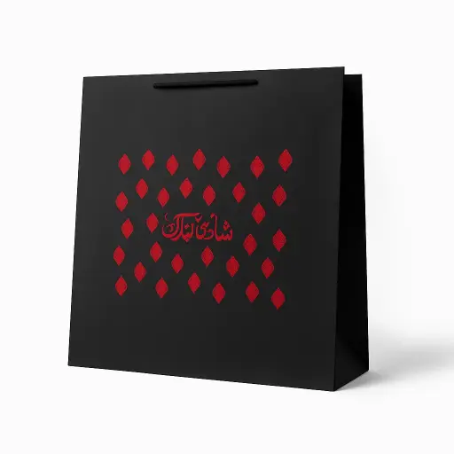 [H3106000000] H31 06 (4"x14"x13") Black Gift Bag | Perfect for  Wedding, Special Occasion Gifting